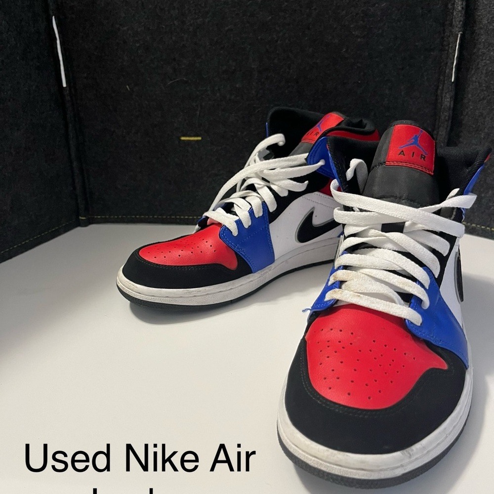 Nike Air Sneakers - Red, Black, Blue